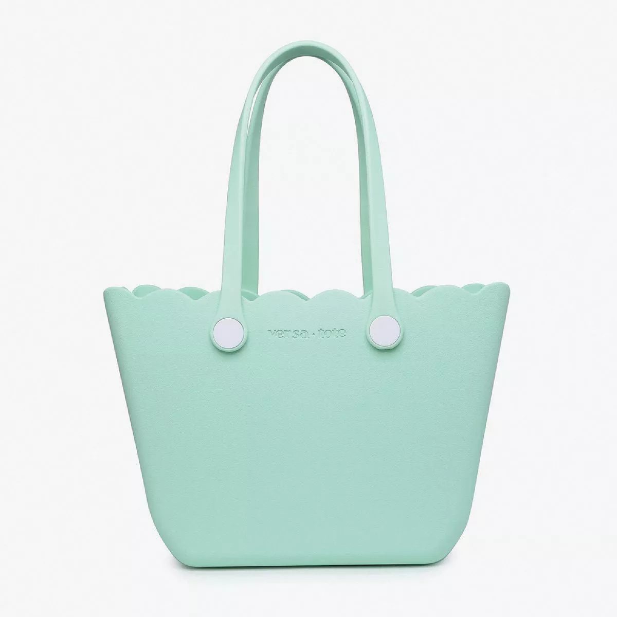 Jen & Co. Versa Tote Rose Scalloped Mint Tote Bag