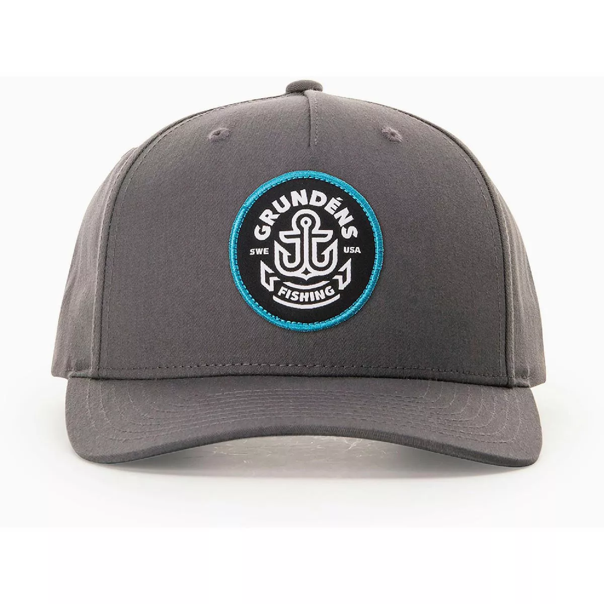Grundens Charcoal Icon Anchor Trucker Cap