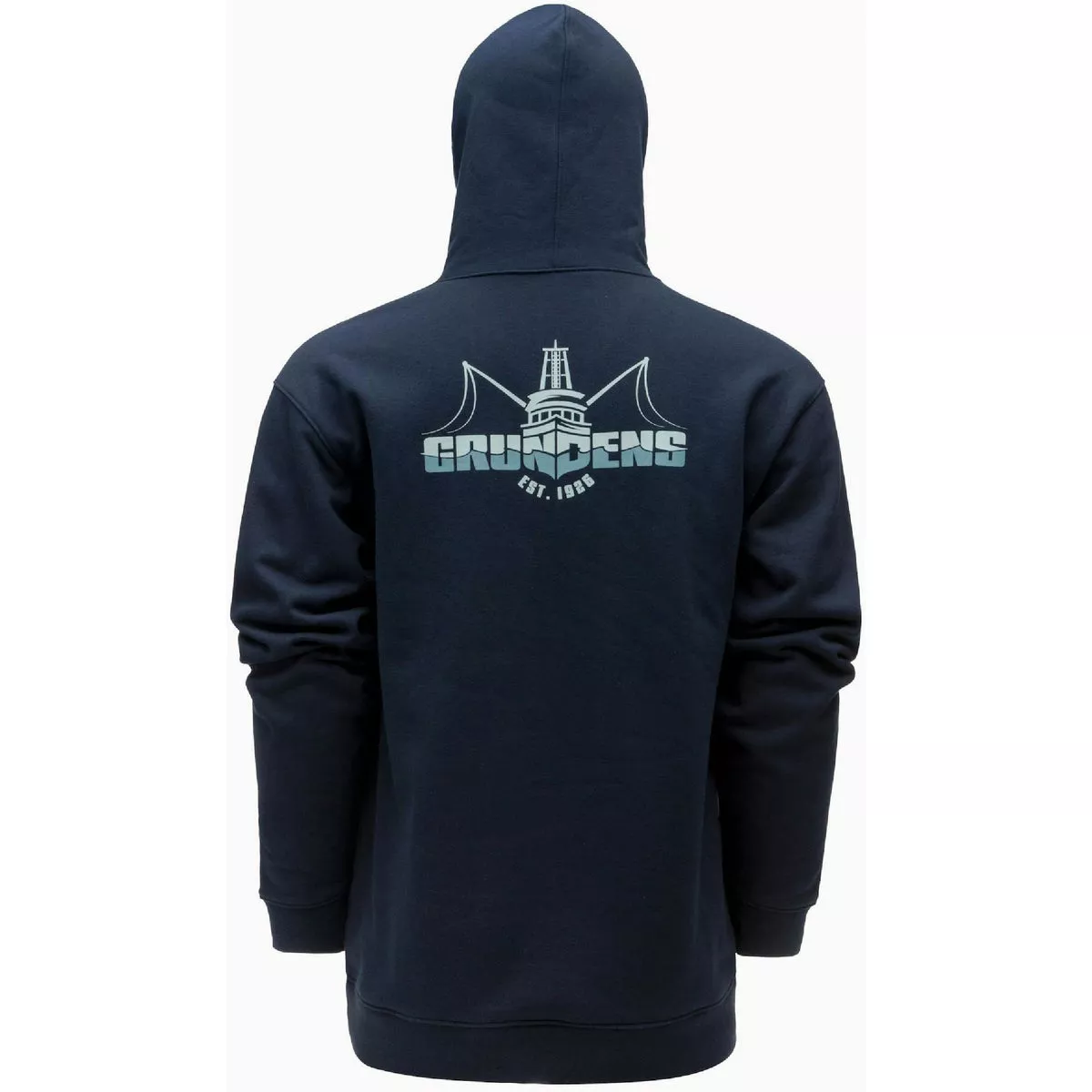 Grunden's Large Dark Navy Logo Board Pullover Hooded Sweatshirt - photo 2