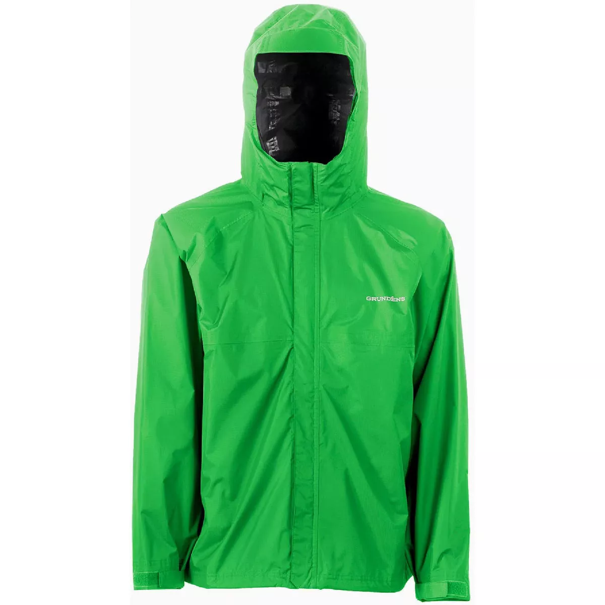 Grudens Men's Medium Turtle Grass Green Hooded Trident Jacket-