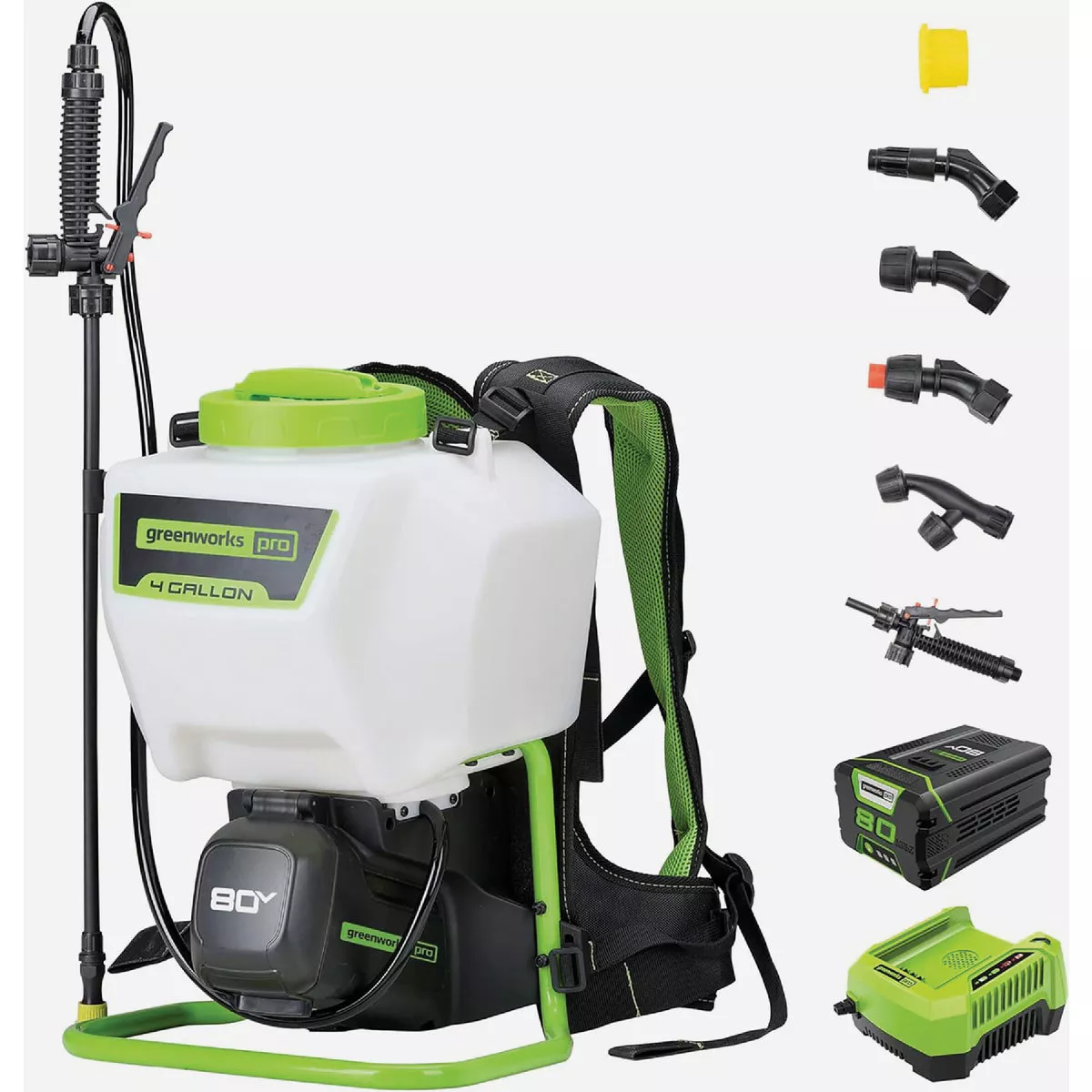 Greenworks 80V 2Ah Backpack Sprayer with Battery & Charger