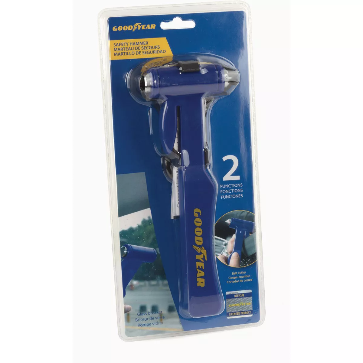 Goodyear 2-in-1 Automotive Safety Hammer
