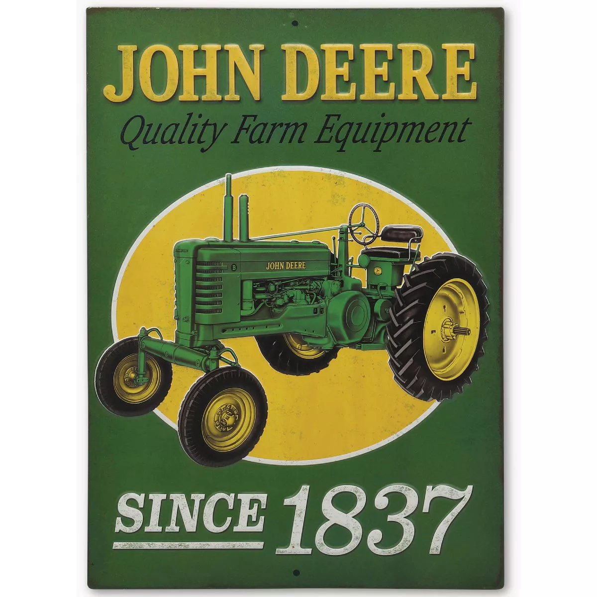 John Deere 10x14 Metal Sign "John Deere Tractor Sign"