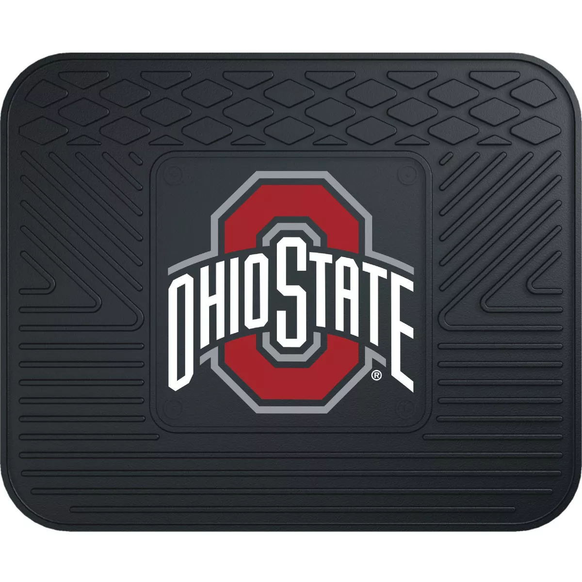 Fanmats 14 In. x 17 In. Vinyl Ohio State Utility Car Floor Mat