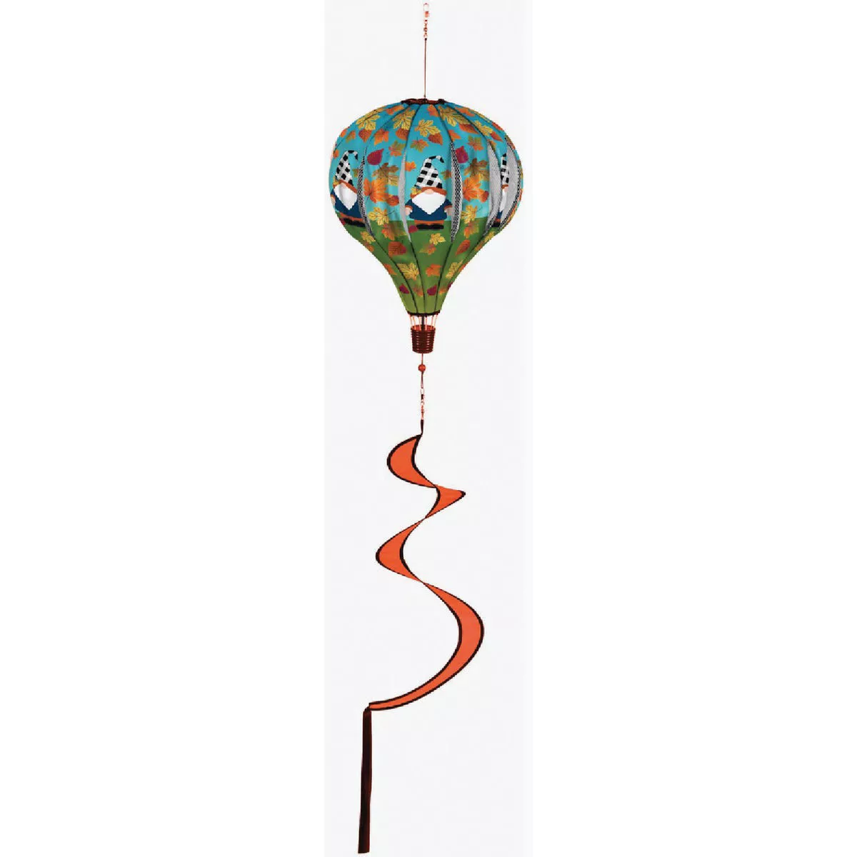 Evergreen Fall Plaid Gnome Balloon Spinner