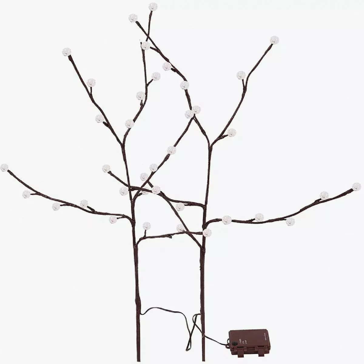 Evergreen LED Bubble Light Branch, 32 Lights