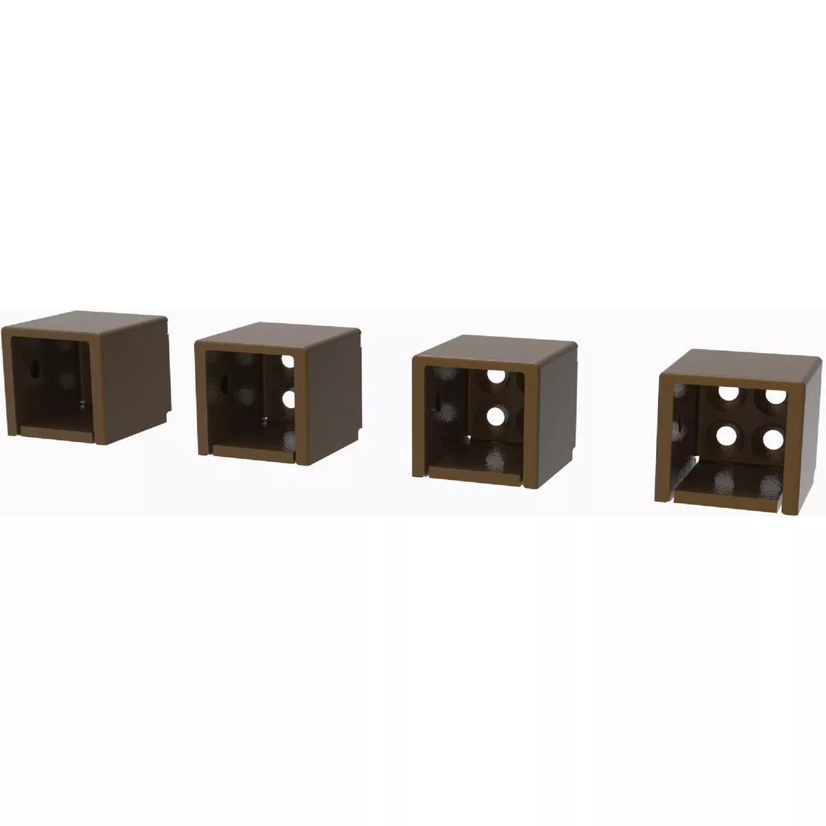 Fortress Fe26 Universal Bronze Railing Bracket (4-Pack) | True Value ...
