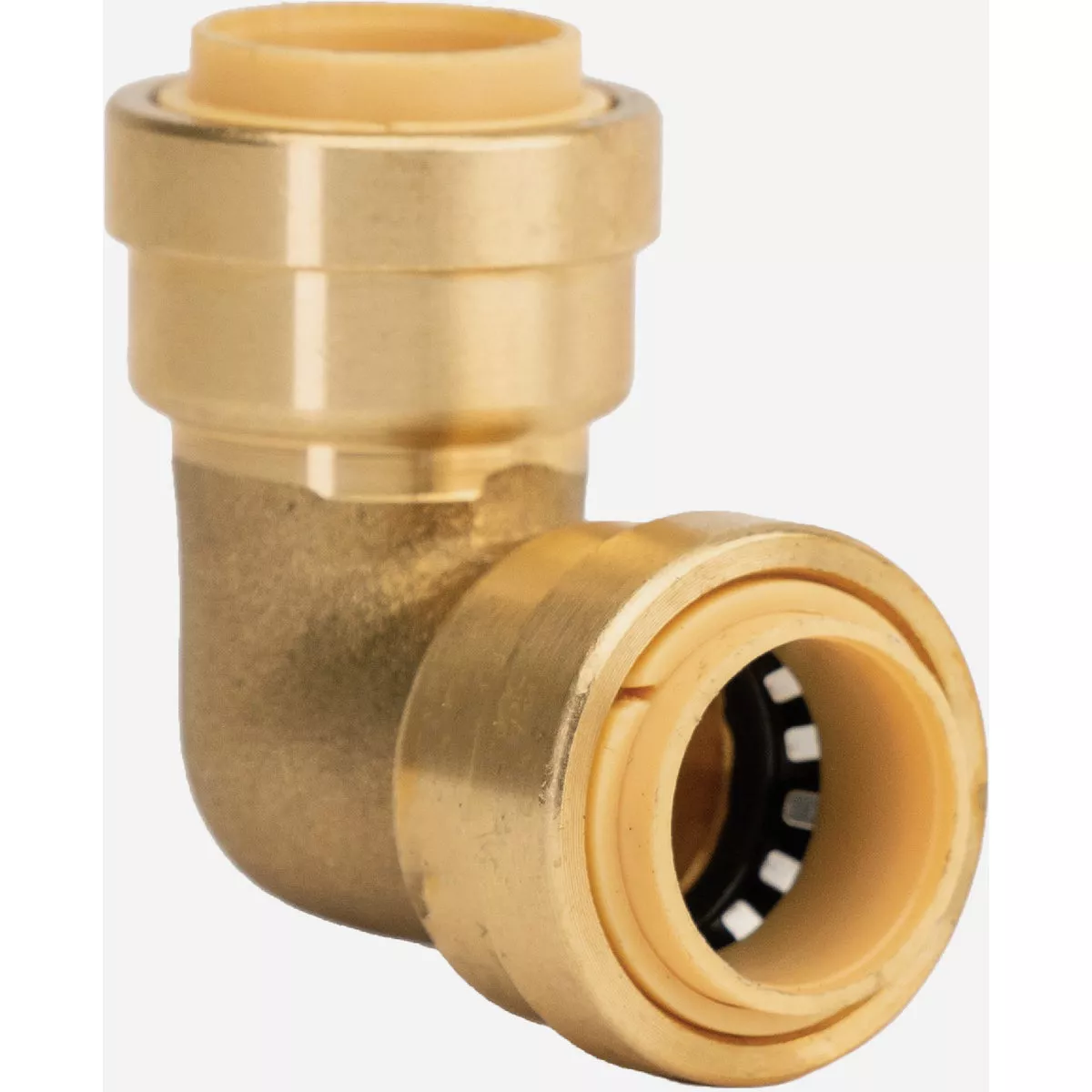 QuickFitting 1/2 In. x 1/2 In. Push-to-Connect 90-Degree Brass Elbow