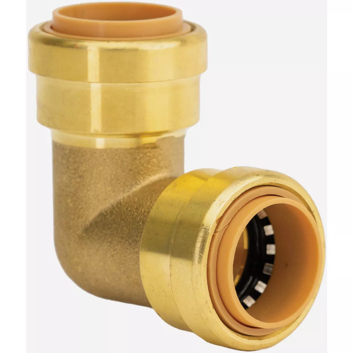 QuickFitting 3/4 In. x 3/4 In. Push-to-Connect 90-Degree Brass Elbow