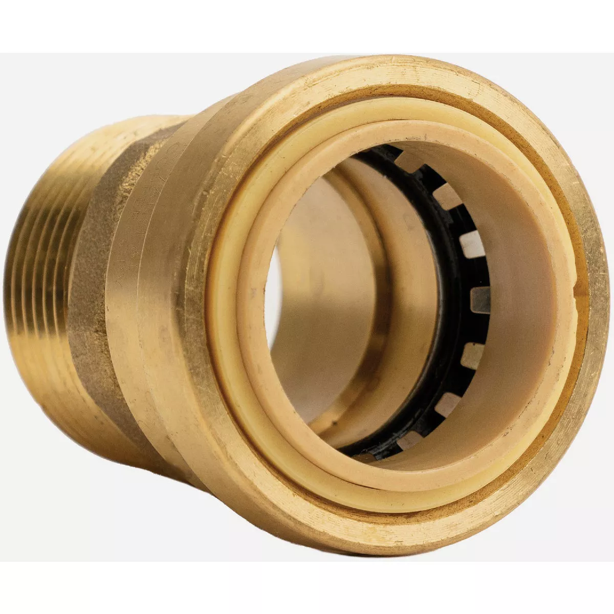 QuickFitting 1 In. Push-to-Connect x 1 In. MNPT Brass Straight Male Adapter