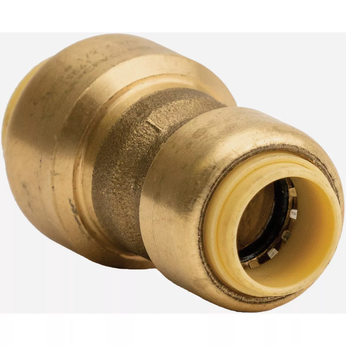 QuickFitting 3/8 In. x 1/2 In. Push-to-Connect Reducing Brass Coupling