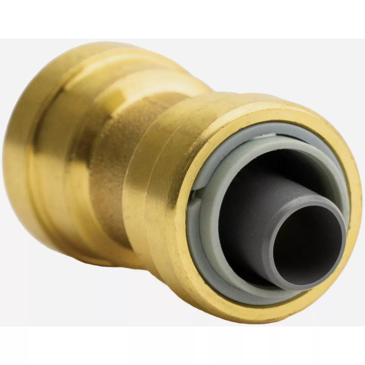 QuickFitting 1/2 In. x 1/2 In. Push-to-Connect Polybutylene Transition Brass Coupling