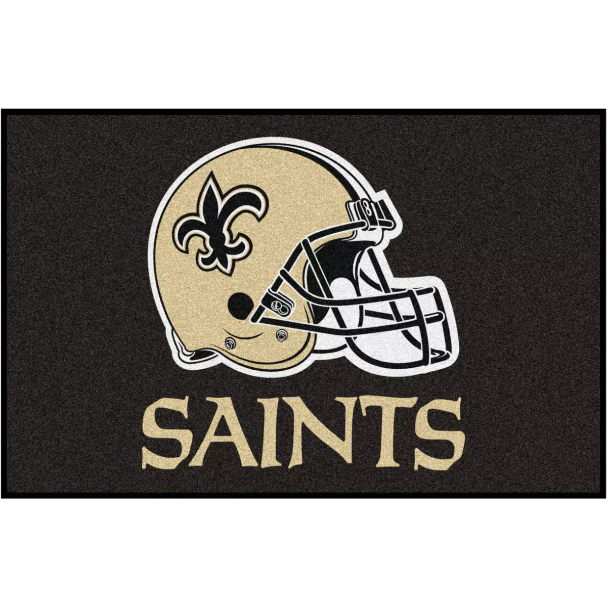 Fanmats 19 In. x 30 In. Nylon New Orleans Saints Starter Floor Mat