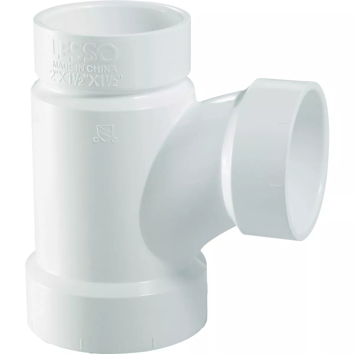 Lesso 2 In. x 1-1/2 In. x 1-1/2 In. Reducing Sanitary Tee