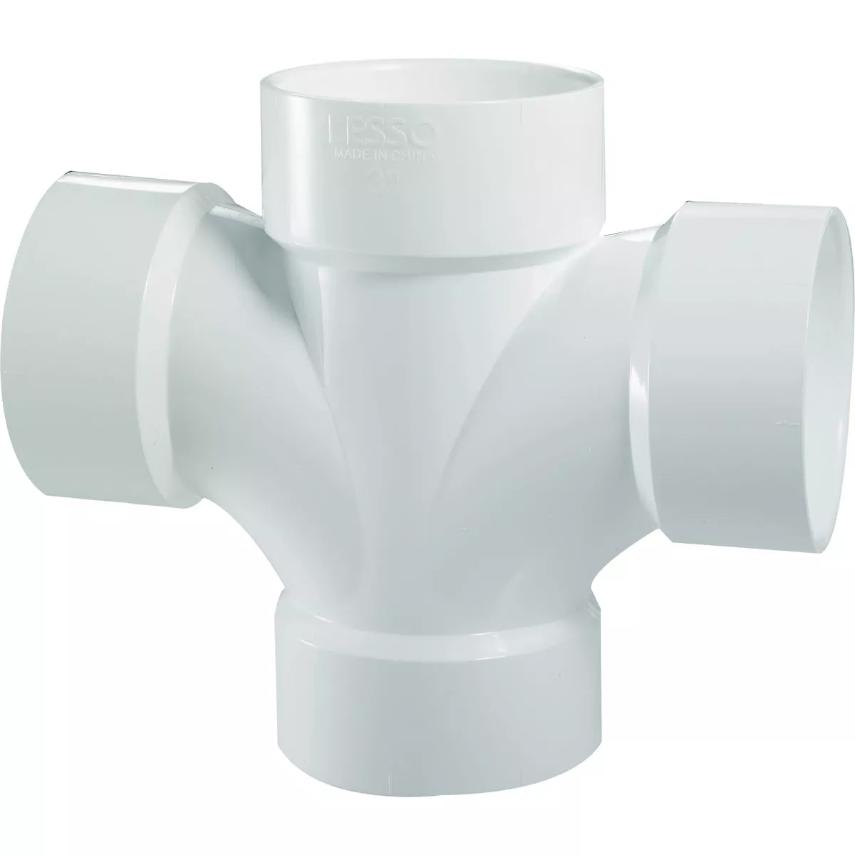 Lesso 1-1/2 In. Double Sanitary Tee