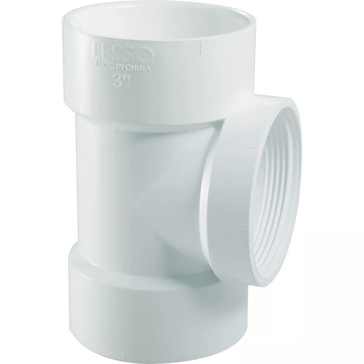 Lesso 3 In. Flush Cleanout Tee