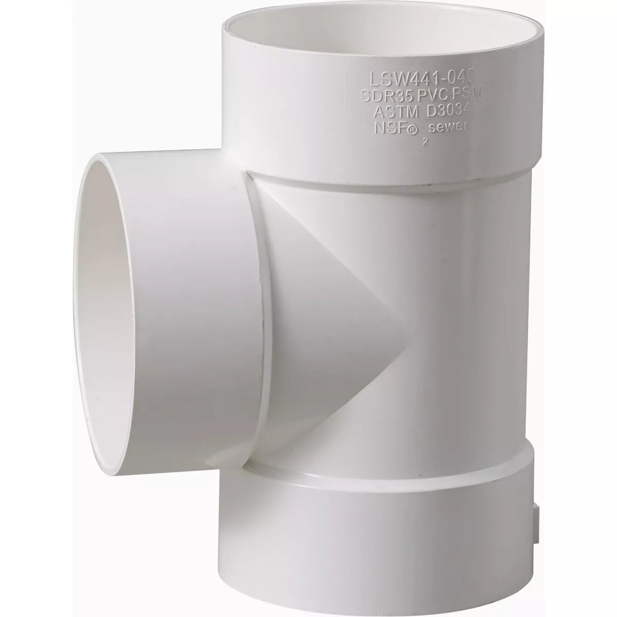 Lesso 4 In. Tee (ALL HUB)