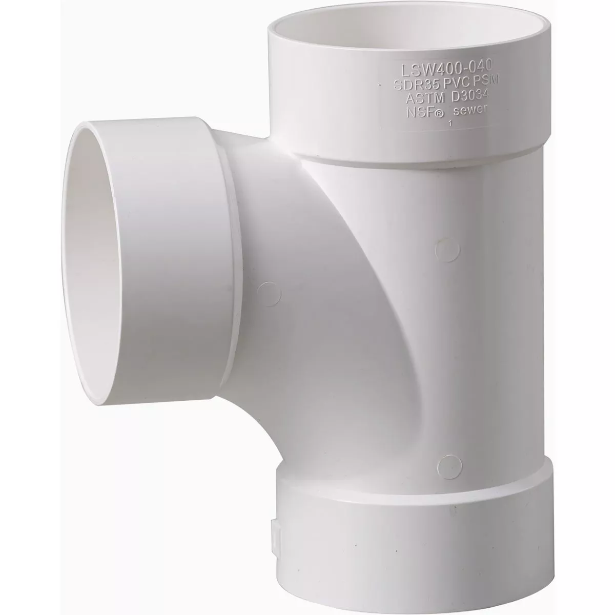 Lesso 4 In. Sanitary Tee (ALL HUB) | True Value Hardware