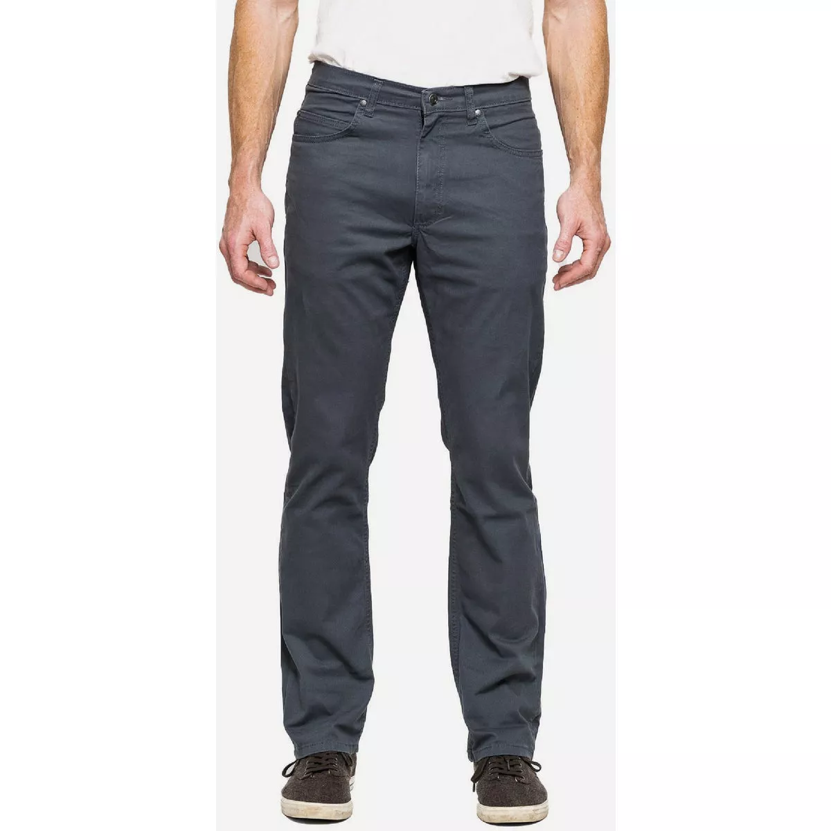 Full Blue Gray 34x32 5-Pocket Twill Pants