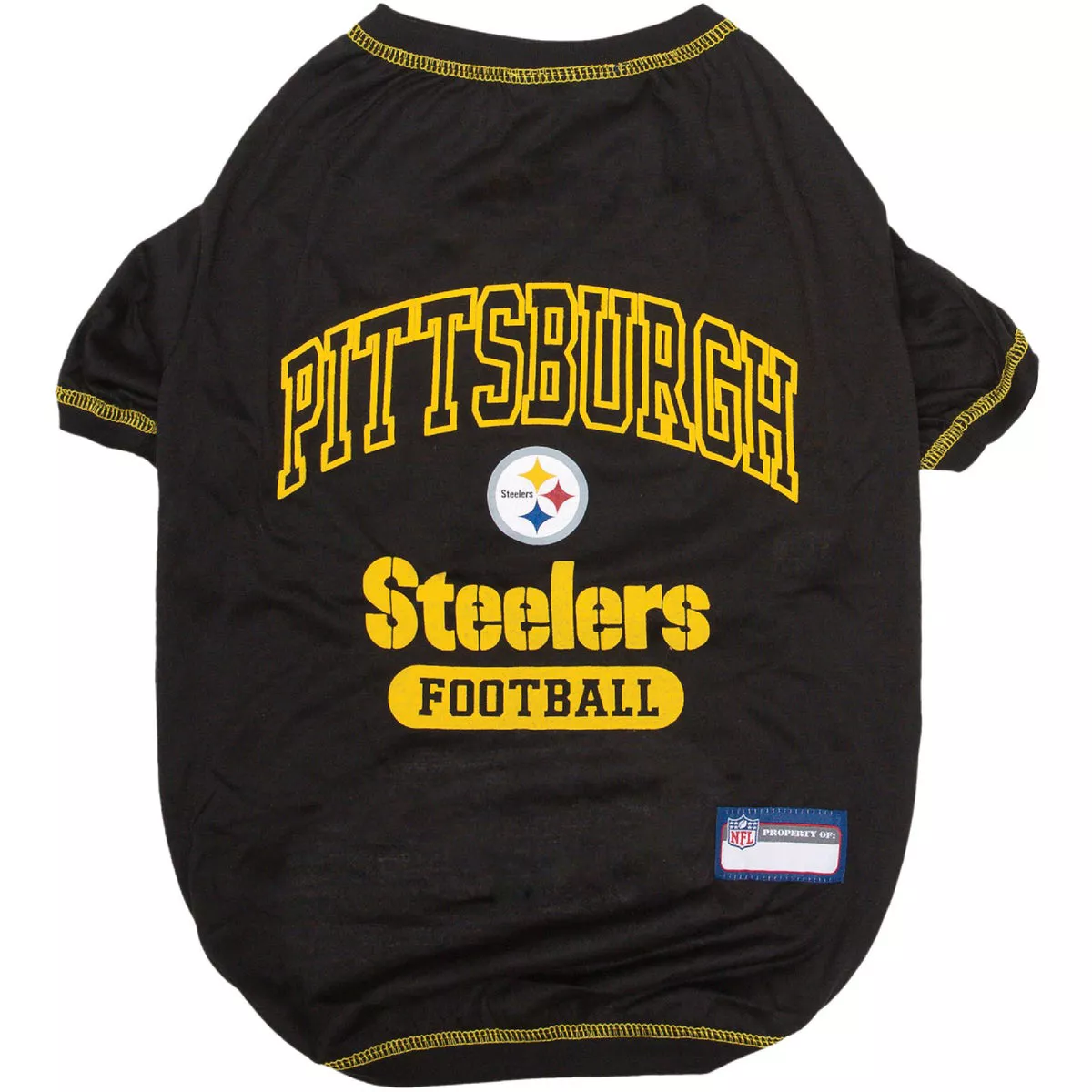 Pittsburgh Steelers Medium Dog Polyester T-Shirt