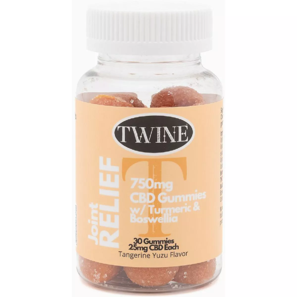 Twine 750 mg Tangerine Yuzu Joint Relief CBD Gummies (30-Ct.)