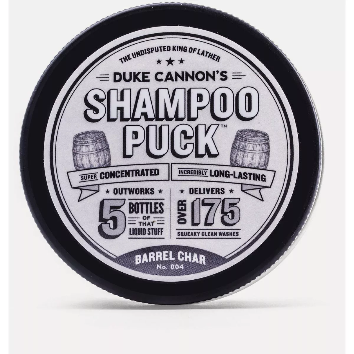 Duke Cannon Shampoo Puck - Barrel Char-