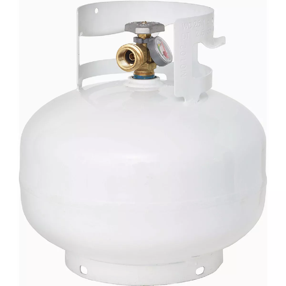Flame King 11 Lb. Capacity Squatty LP Propane Tank with OPD & Gauge