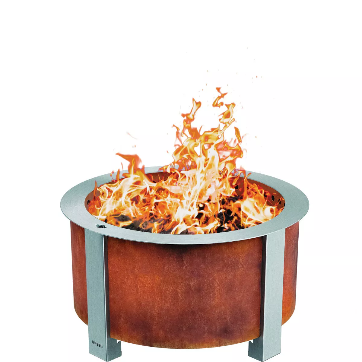 Breeo X-Series 24 Corten Smokeless Fire Pit
