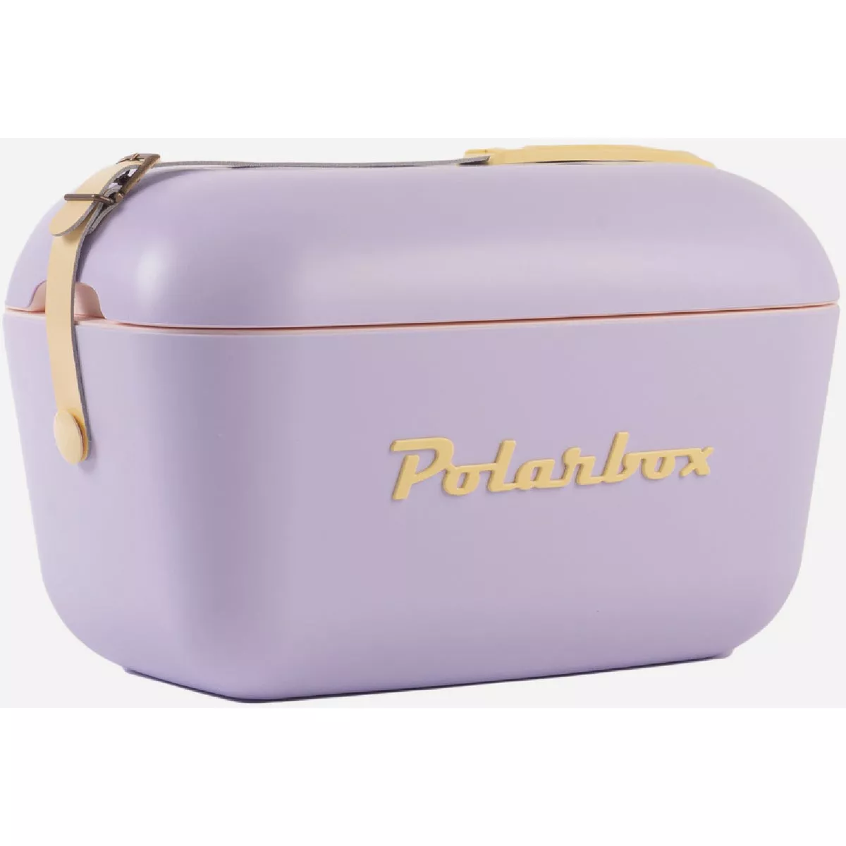 Polarbox Rainbow 13 Qt. Lilac with Yellow Strap Chest Cooler