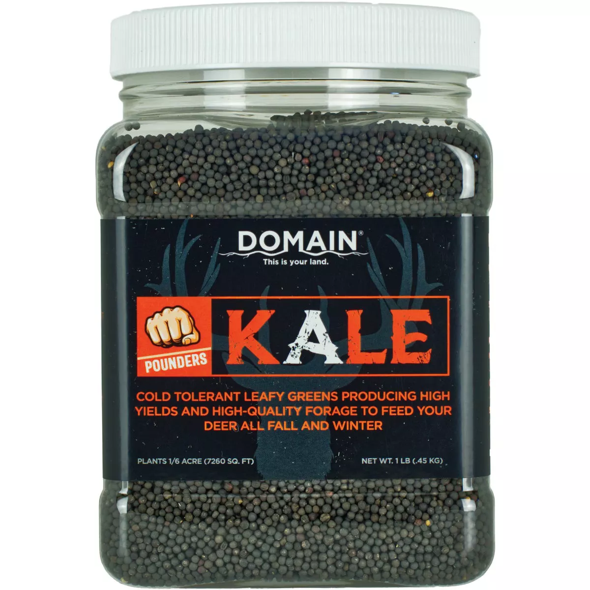 Domain Outdoor Pounder 1 Lb. 1/6 Acre Coverage Kale Forage Mix