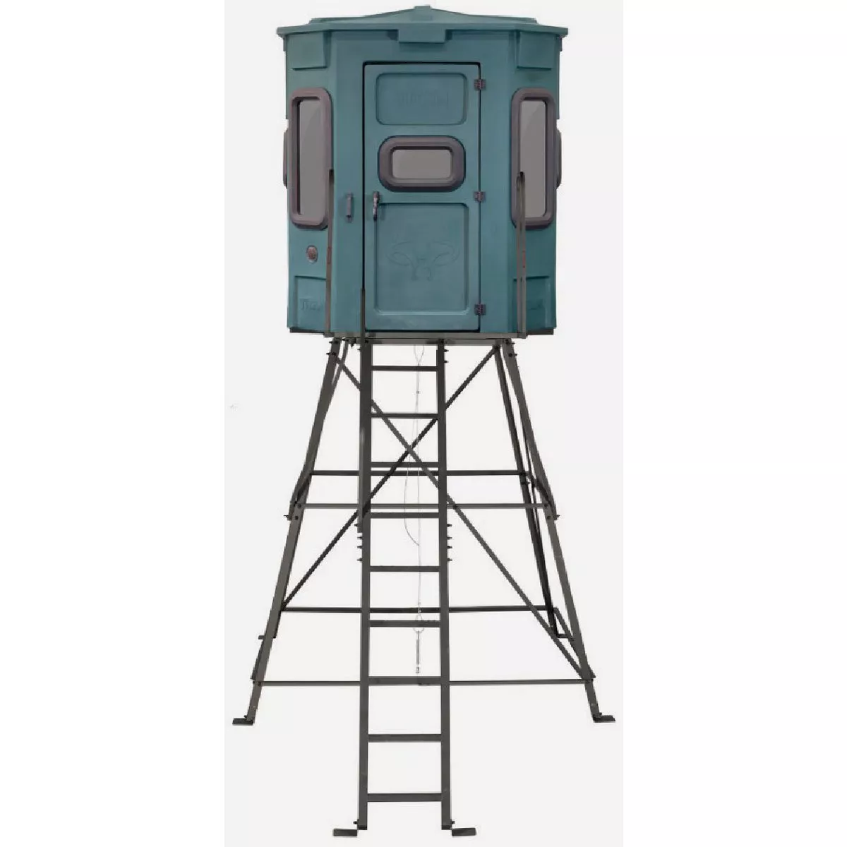 Titan Pro 72 In. W. x 85 In. H. x 72 In L. Bow & Rifle Hunting Blind with 8 Ft. Tower, Green
