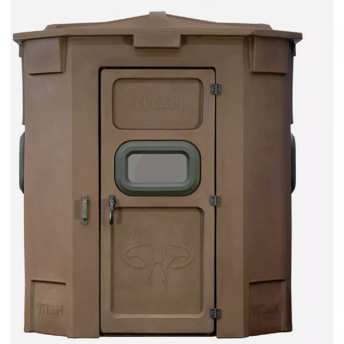 Titan Pro 72 In. W. x 85 In. H. x 72 In L. Rifle Hunting Blind, Brown