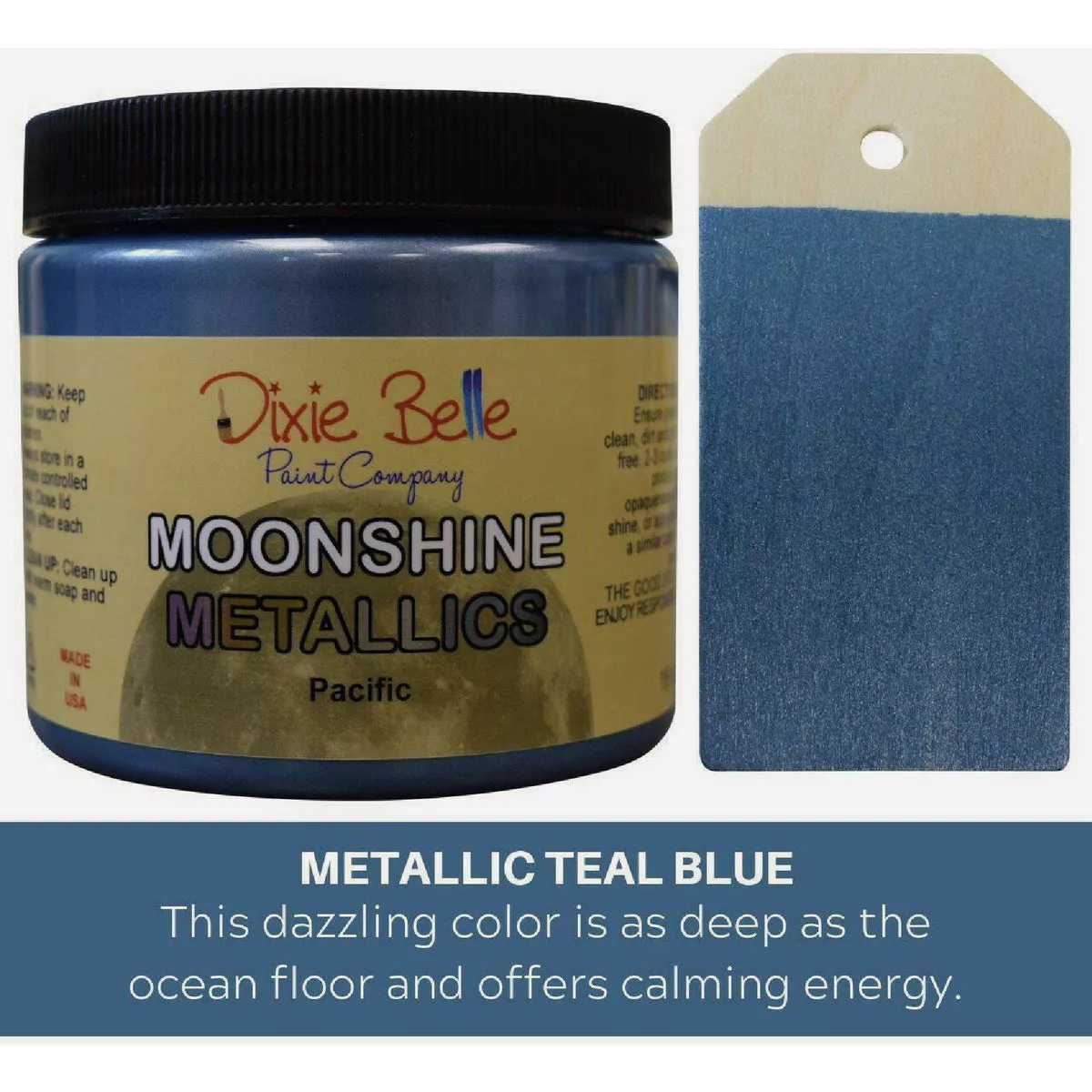 Dixie Belle 4 Oz. Pacific Moonshine Metallic Mineral Paint