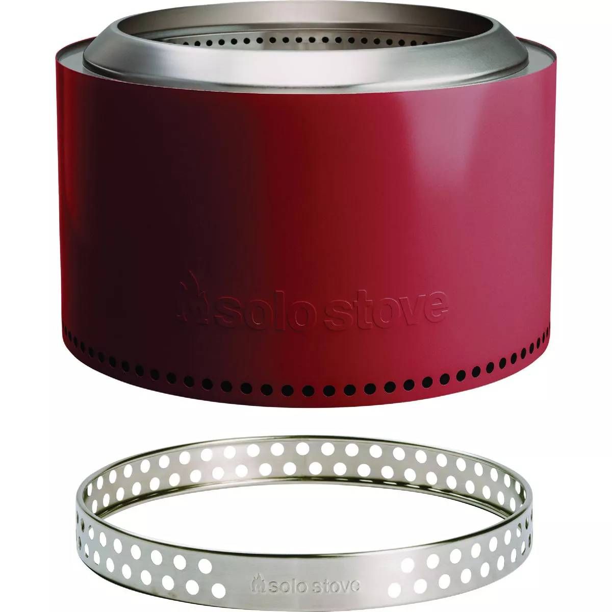 Solo Stove Yukon Red Fire Pit with Stand