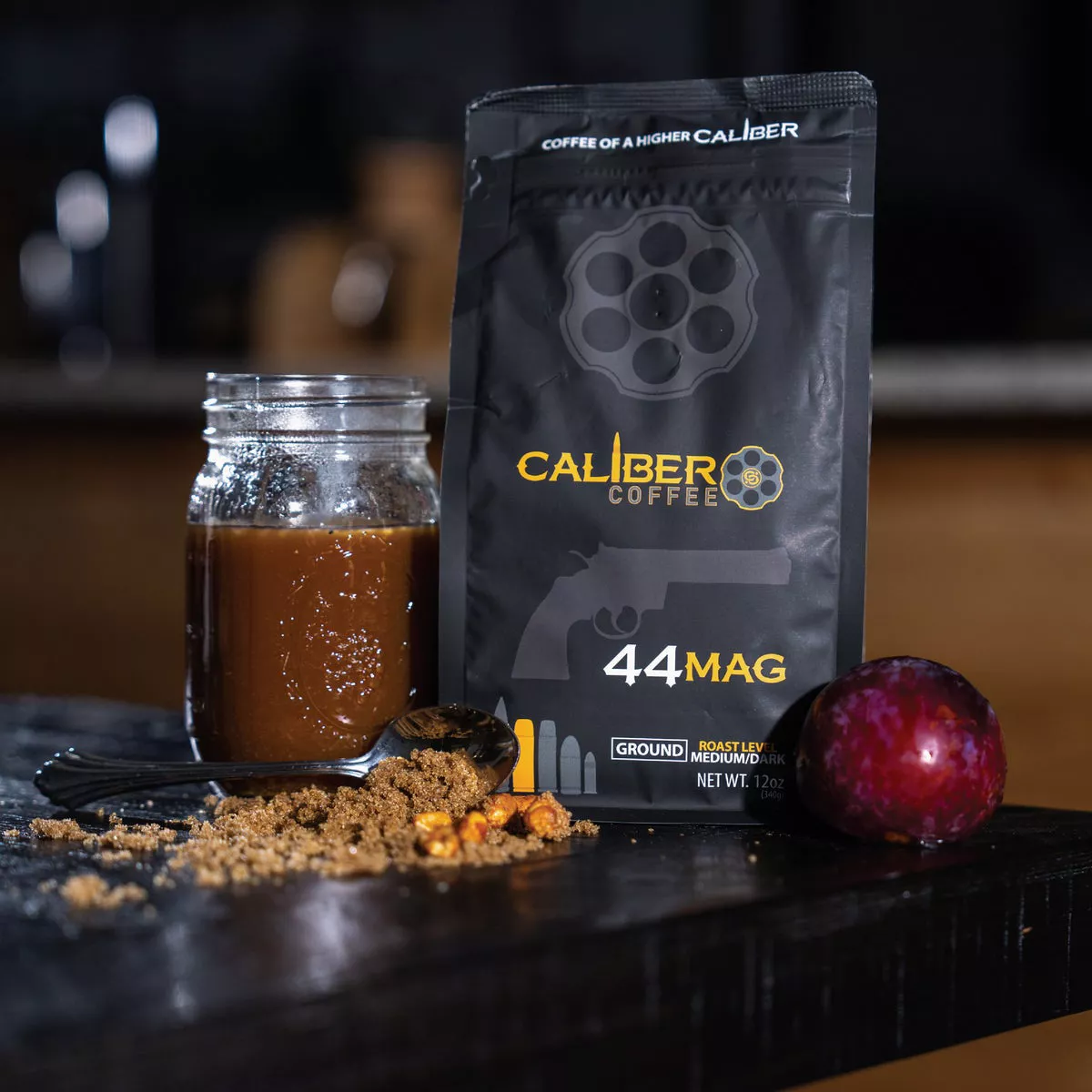 Caliber Coffee .44 Mag Ground Espresso Roast, 12 Oz. Bag - photo 2