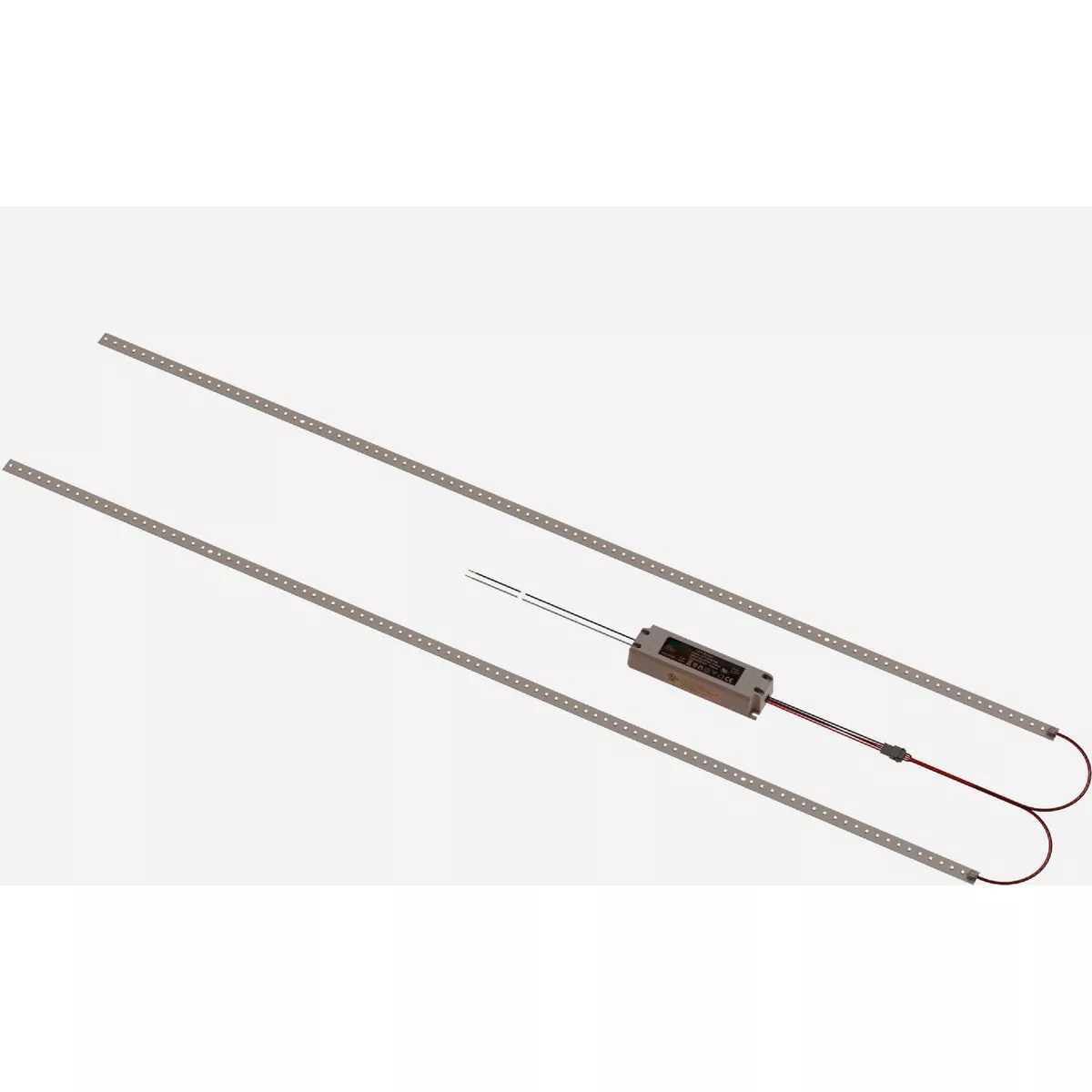 Optilumen RKL 4 Ft. 30W 5000K Fluorescent to LED Ceiling Light Fixture Retrofit Kit (4-Pack)