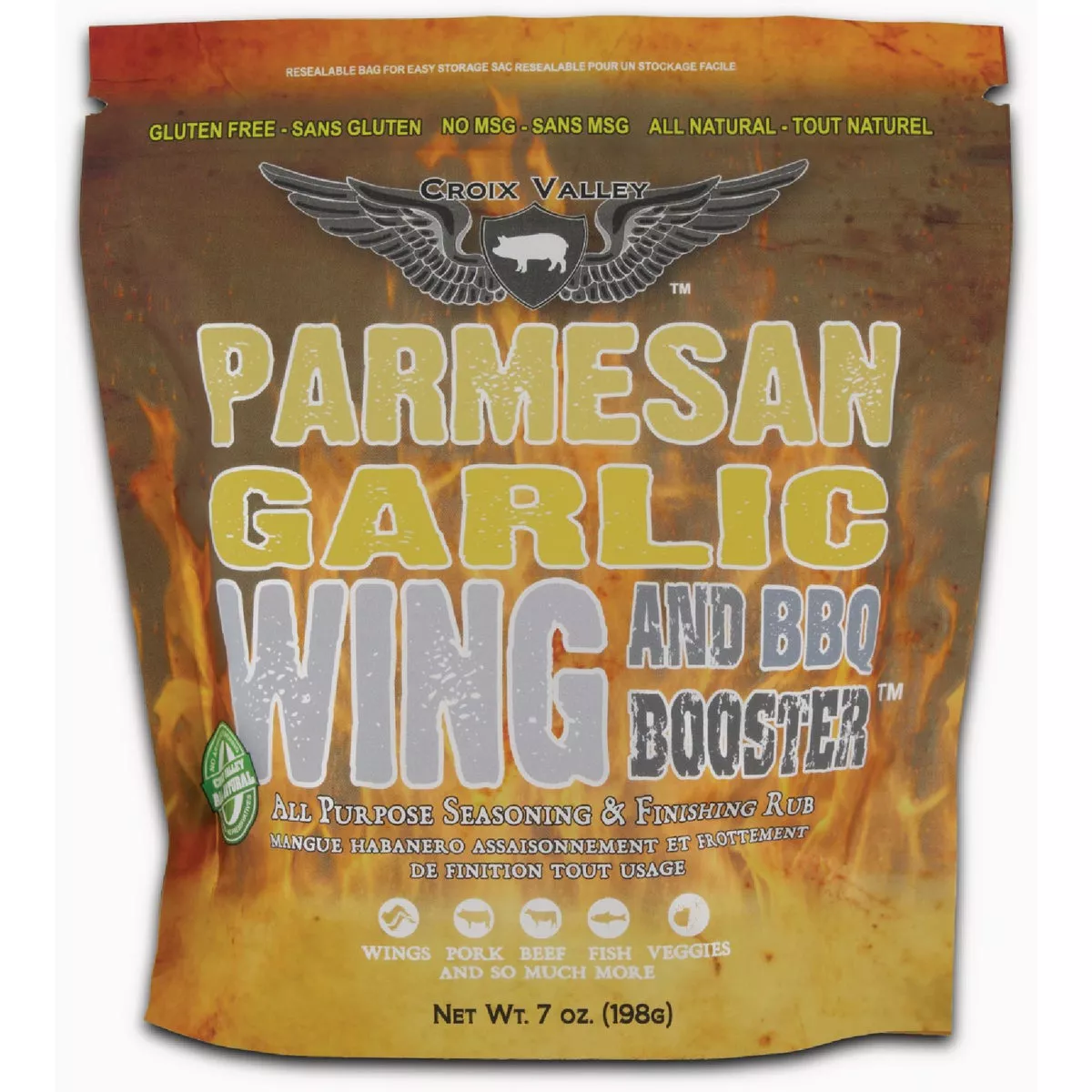 Croix Valley 7 Oz. Parmesan Garlic Wing & BBQ Booster