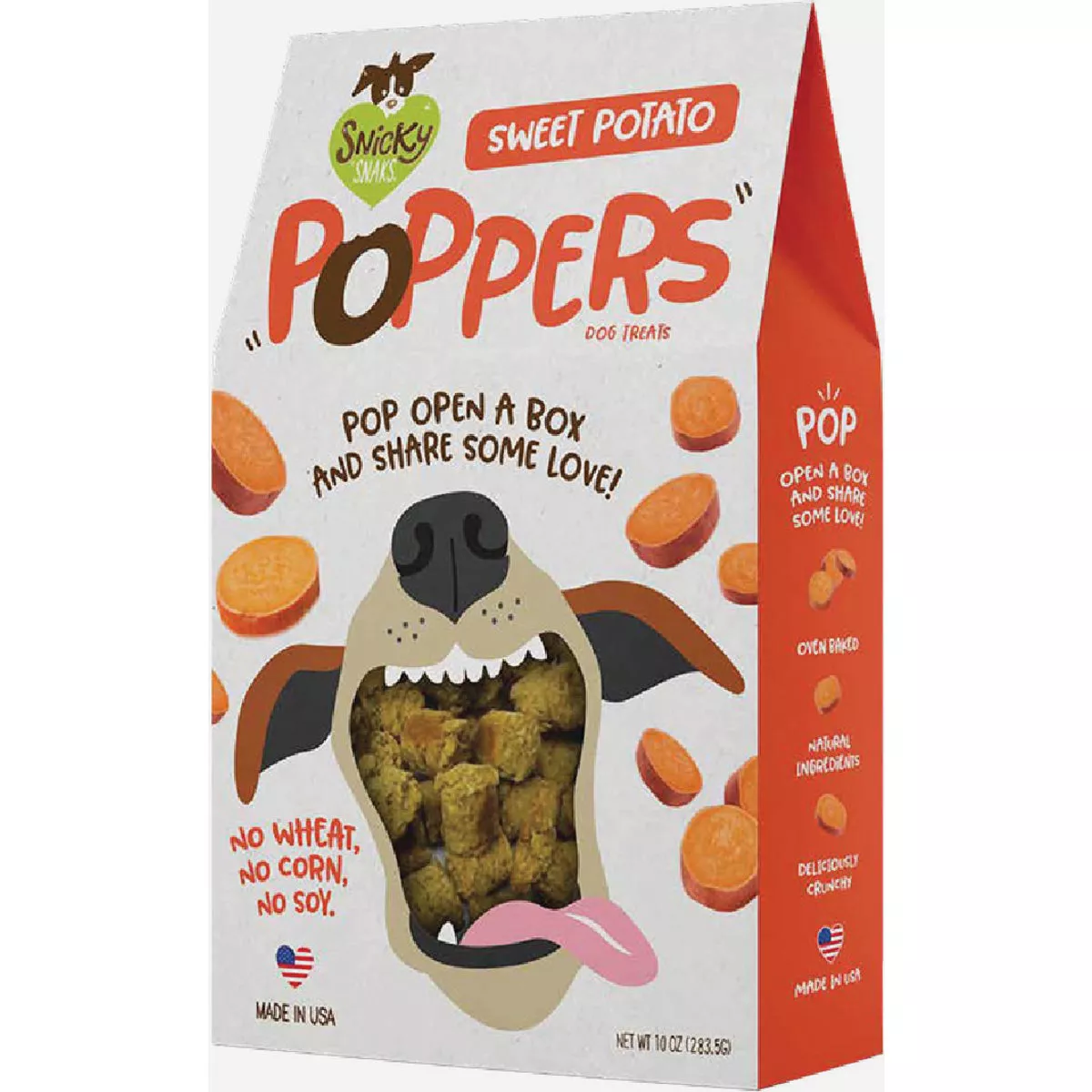 Snicky Snaks 10 Oz. Sweet Potato Poppers Dog Treat
