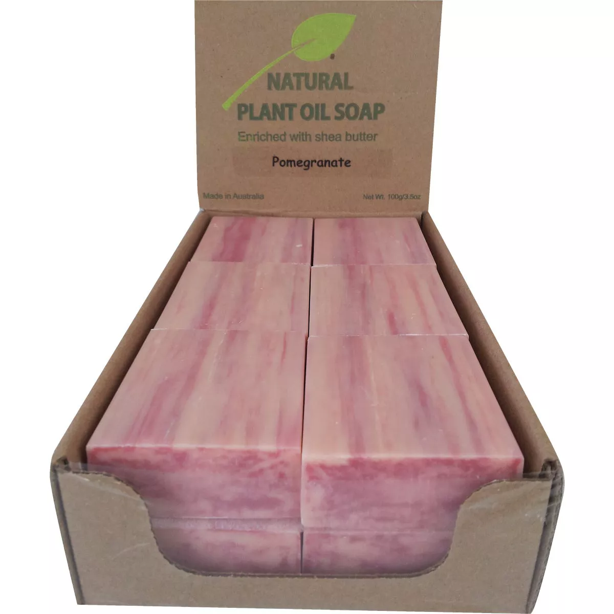 Bela Natural Soap Bars Pomegranate 3.5 Oz. Bar Soap