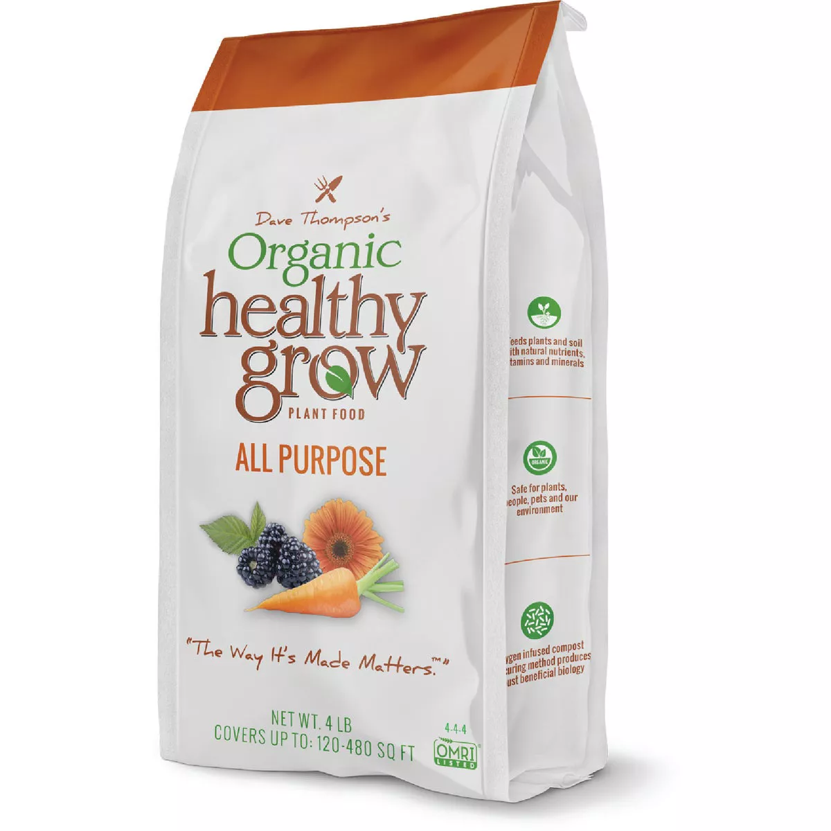 Healthy Grow 3 Lb. 3-3-3 Organic Dry Plant Food