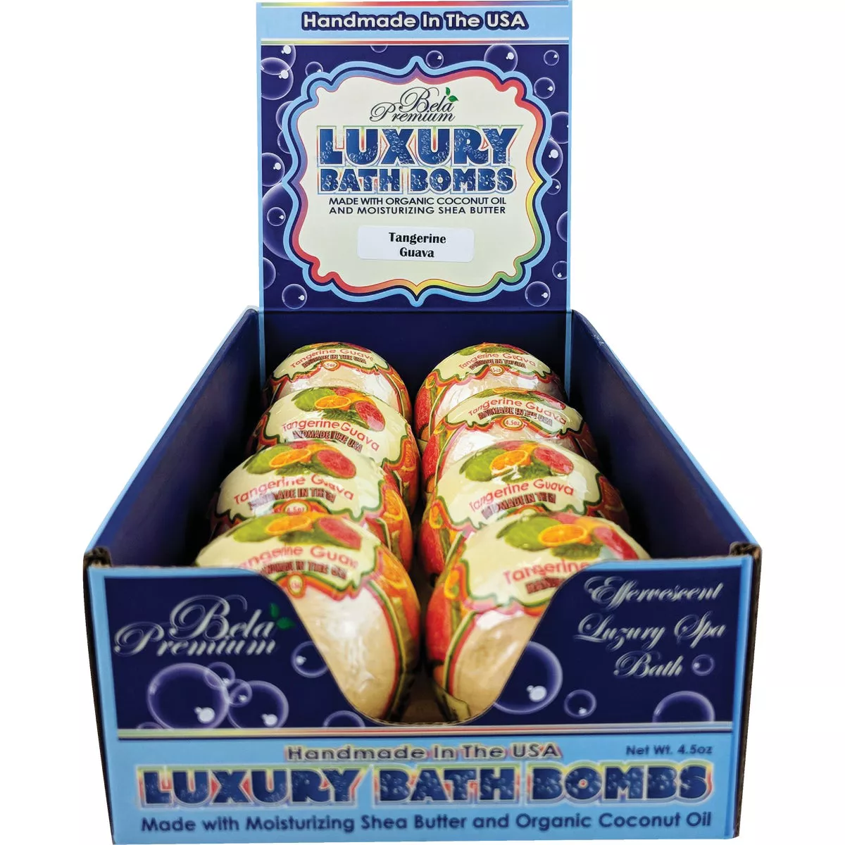 Bela Premium Bath Bombs Tangerine Guava 4.5 Oz. Bubble Bath