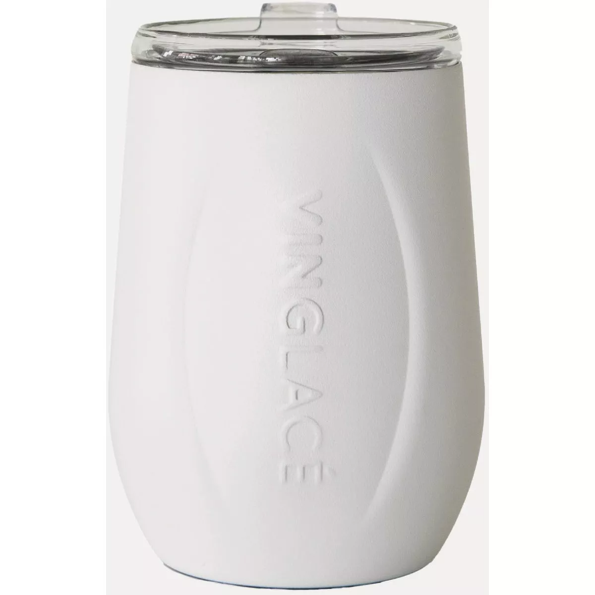 Vinglace Glass Lined Wine Glass in White