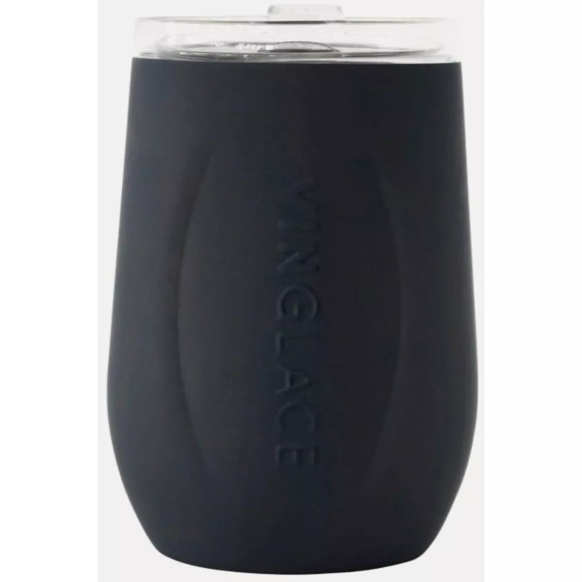 Vinglace Glass Lined Wine Glass in Black