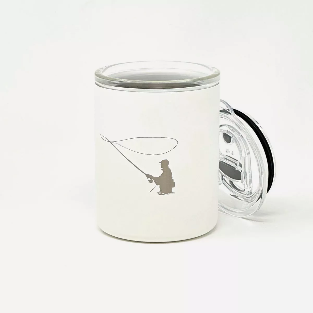 Vinglace Limited Edition Fisherman Whiskey Glass in White