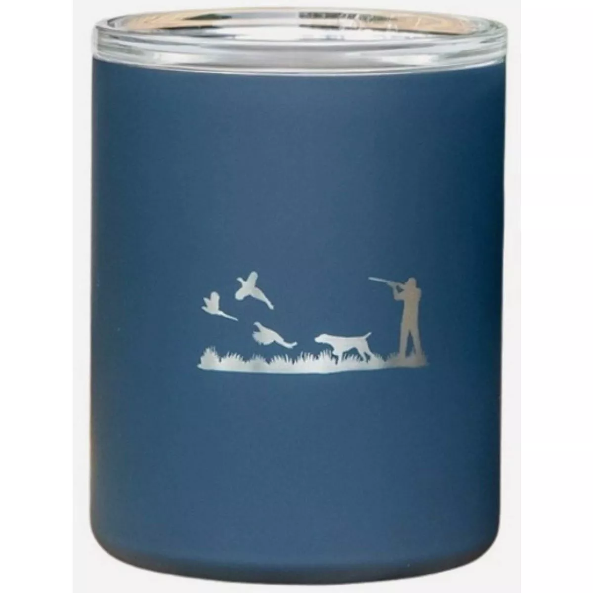 Vinglace Limited Edition Bird Hunting Whiskey Glass in Navy
