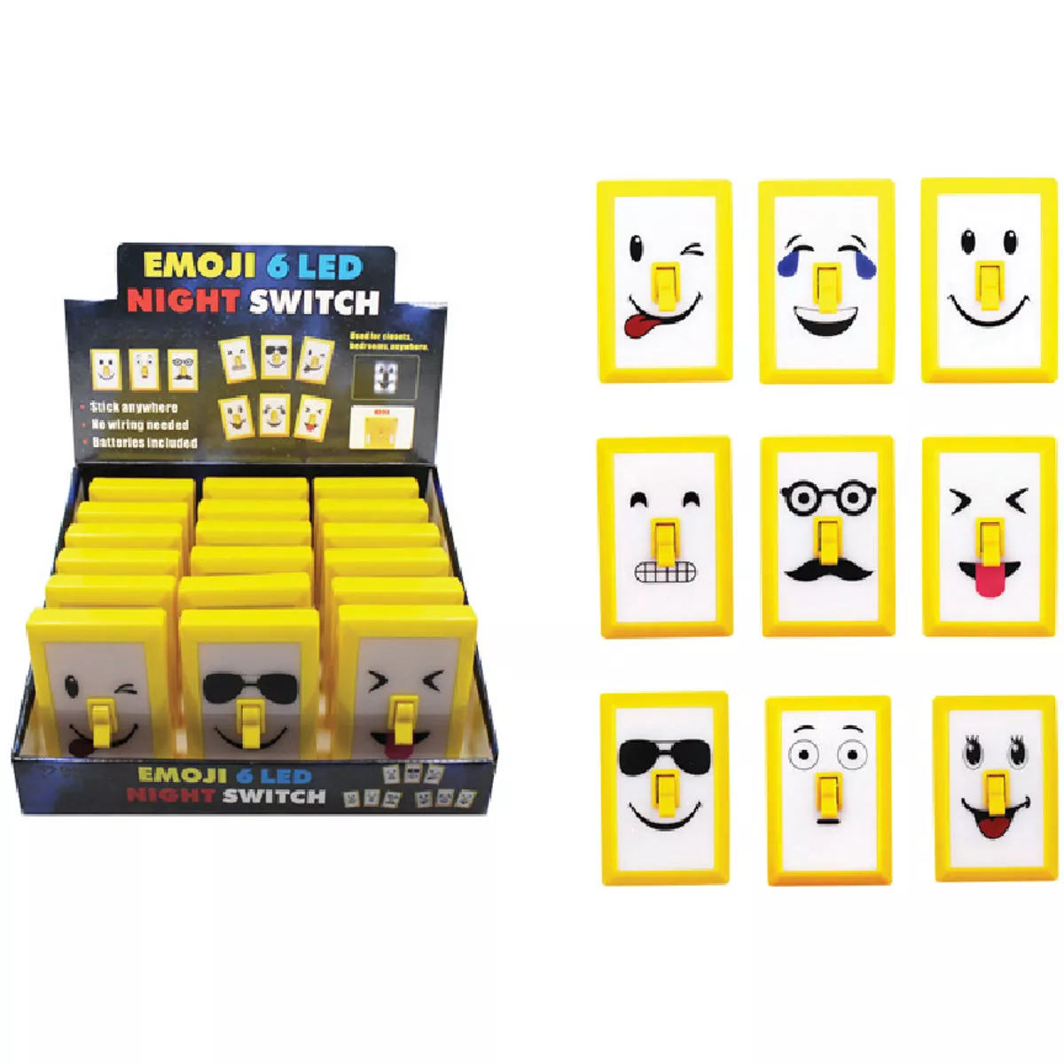 Diamond Visions Yellow Novelty Light Switch Everywhere Light-