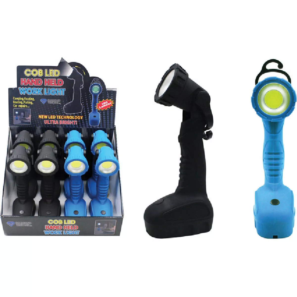Diamond Visions 200 Lumen Plastic Blue & Black LED Handheld Worklight