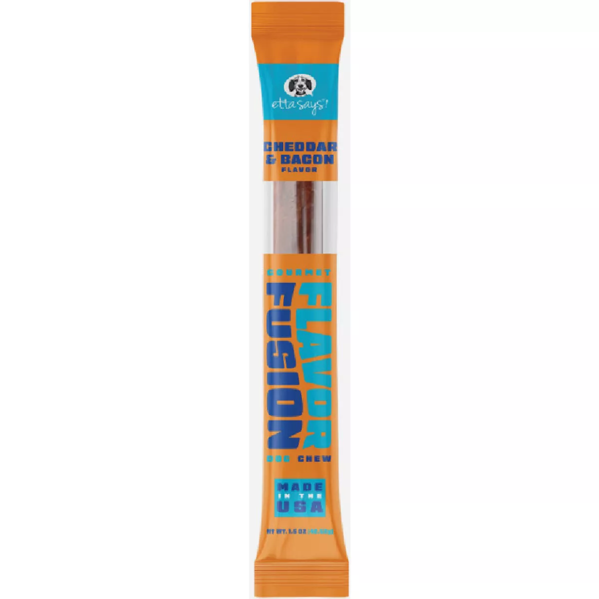 Etta Says! Cheddar & Bacon Fusion Dog Chew Treat