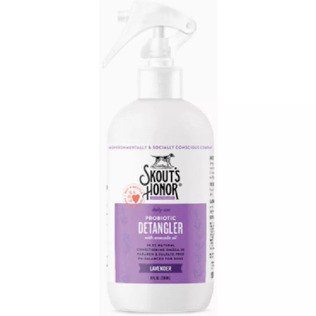 Skout's Honor 8 Oz. Probiotic Detangler Lavender-