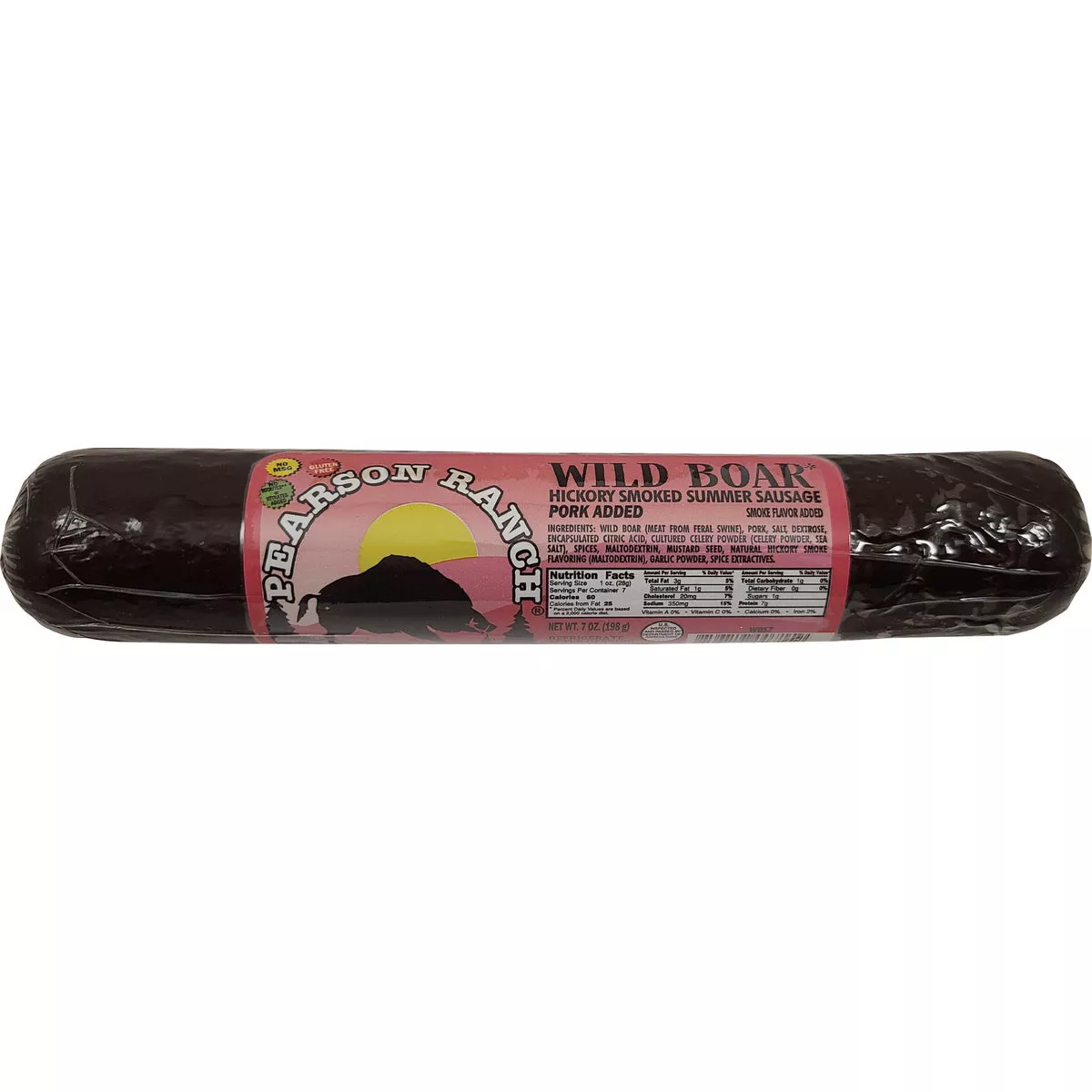 Pearson Ranch Jerky 7 Oz. Wild Boar Summer Sausage